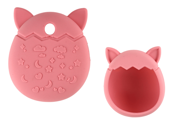 Etui til Tamagotchi silikone pudderrosa