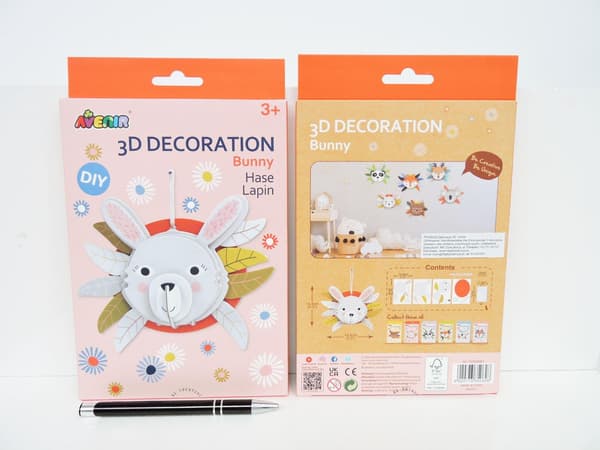 Dekorationer 3D - kanin