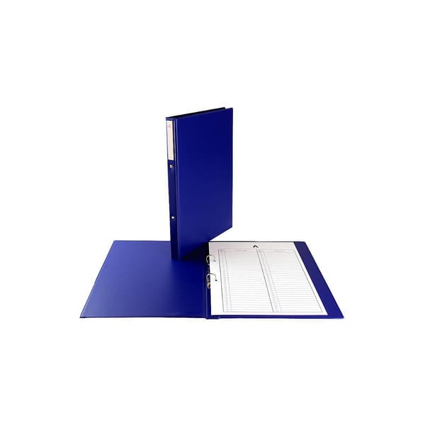 Skrivebordsmappe til personlige filer A4/2R, PVC, marineblå (BF1121)