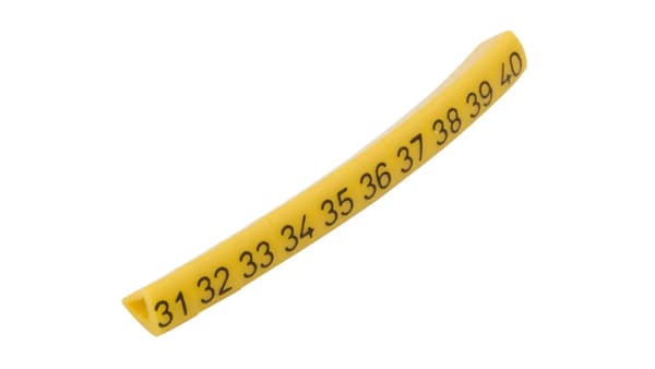 KABELMÄRKARE OZ-1/31-40 GUL 100 ST