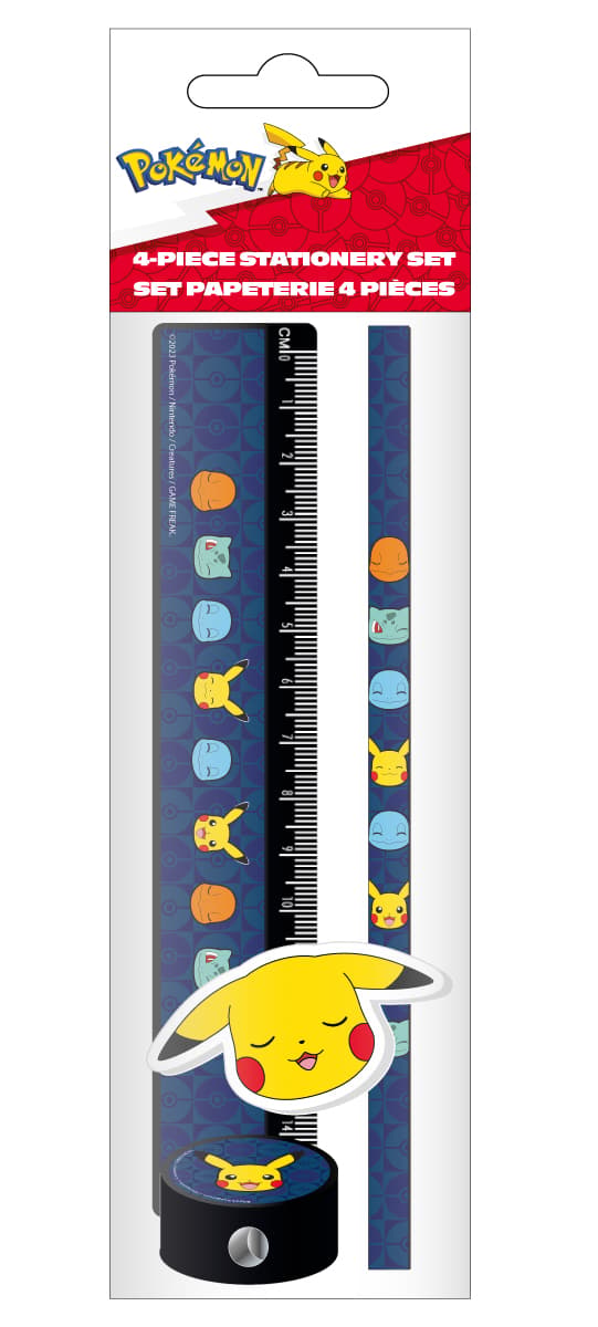 POKEMON - PIKACHU - SKRIVESÆT 4V1
