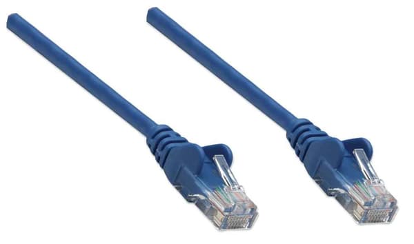 Intellinet Network Solutions patchkabel RJ45, snagless, kat. 5e UTP, 3m blå (319775)