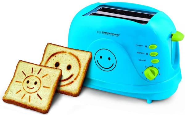 Brødrister Esperanza Smiley Blå (EKT003B)