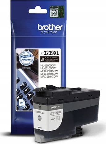 Brother blækpatron original LC3239XLBK h-yield sort | 6000 sider | MFCJ6947DW