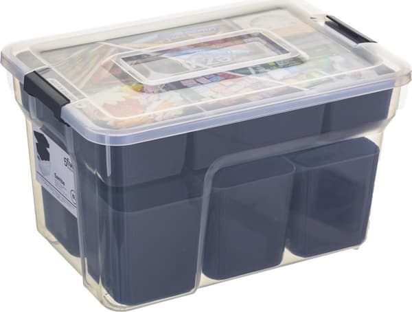 5five Plastbehållare med lock Organizer Pudel