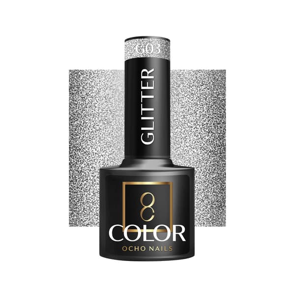 OCHO NAILS Glitter geelilakka G03 -5 g