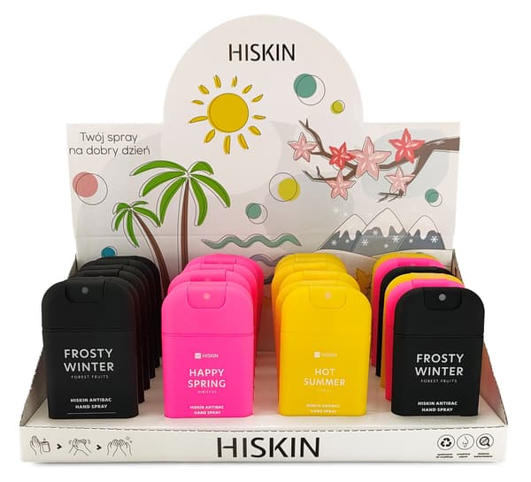 HISKIN Hot Summer Display Stand Mix 24 st