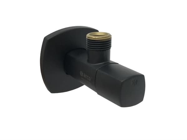 Arco Eckventil Lipstick A80, Mattschwarz, 1/2GZ x 3/8GZ [42]