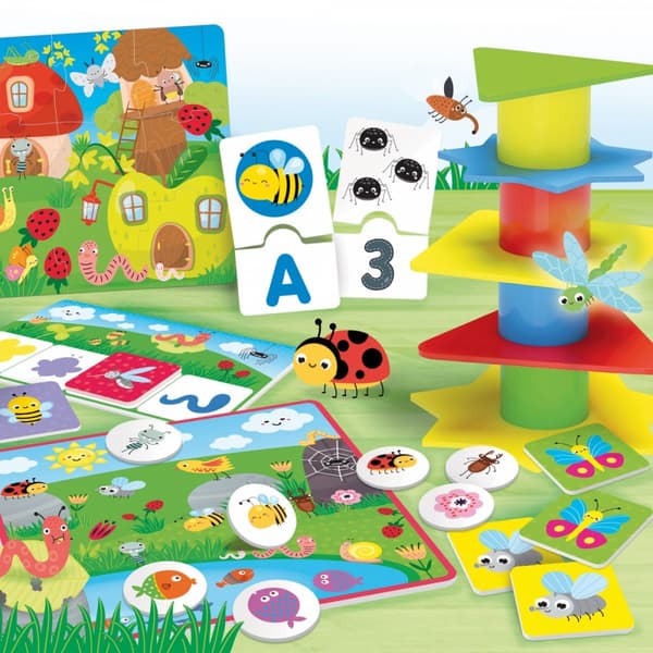 Lisciani Carotina Baby - samling av pedagogiska spel