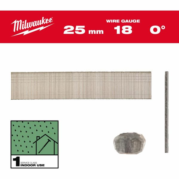 MILWAUKEE STICKS 18G/25mm/5000stk - M18FN18GS
