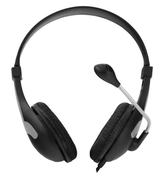 ESPERANZA STEREO HOVEDTELEFONER MED MIKROFON ROOSTER SORT
