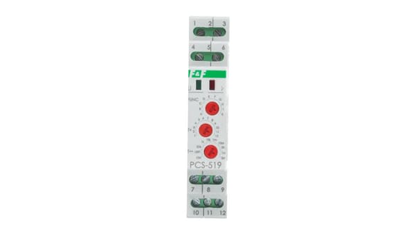 F&F Tidsender 2P 8A 0.1sek-576t 12V AC/DC Multifunktionel (PCS-519 12V)