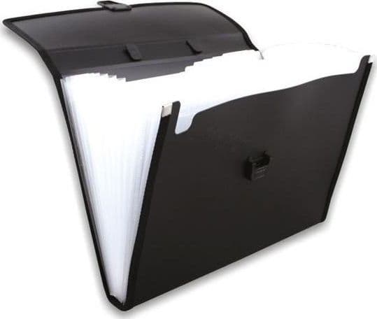 Salkku 12 lokeroa PP-4302 musta PENMATE