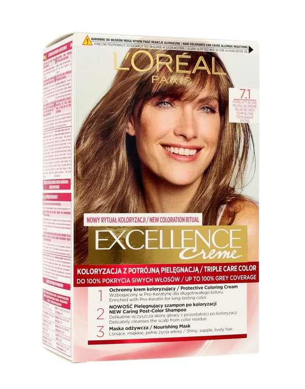L'Oreal Paris Excellence Creme 7.1 Askeblond