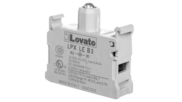 LED-lampunpidike vihreä 12-30V AC/DC LPXLEB3