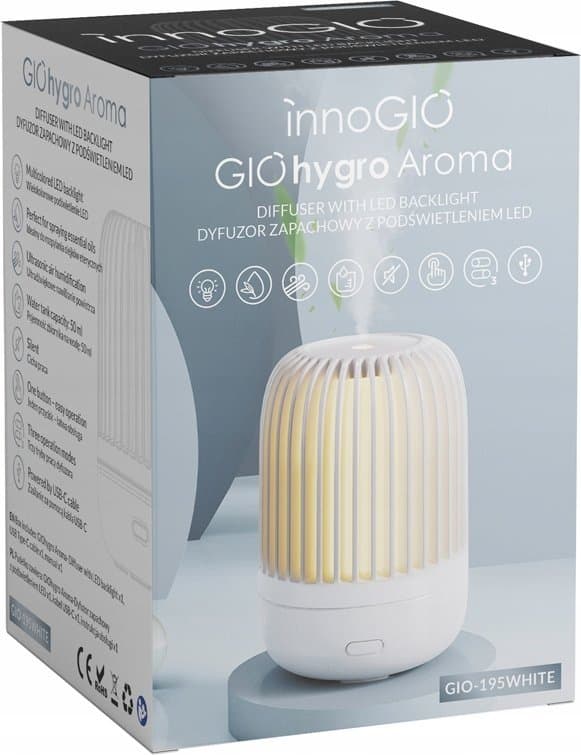 doftspridare INNOGIO INNOGIO GIOHYGRO AROMA DOFTSPRIDARE, LAMPA