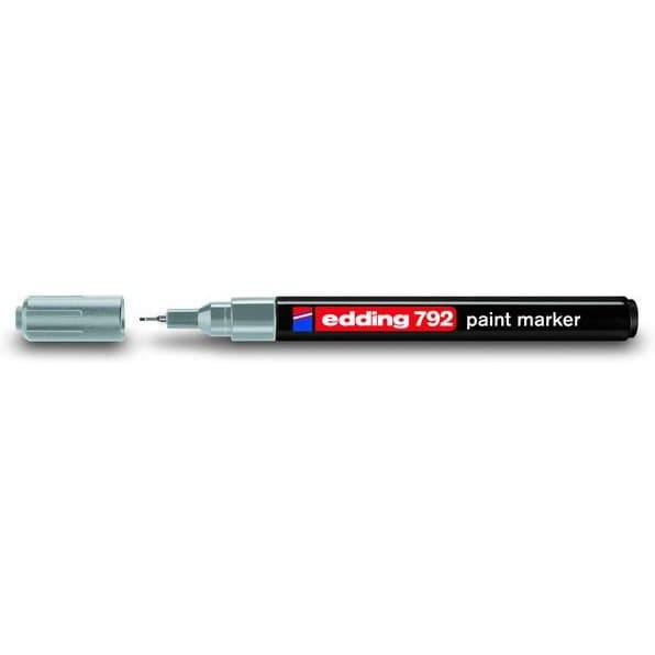 Edding lakmarkør 0,8MM sølv (792/054/S ED)