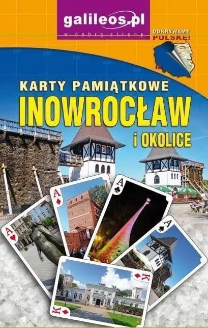 Souvenirkort i og omkring Inowroclaw
