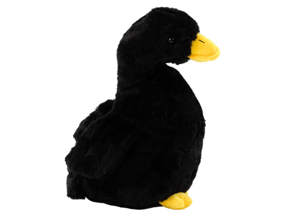 Plys Gåsemaskot Sort Kælen Plys And 40 cm