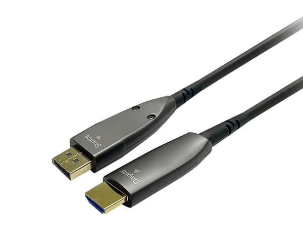 Vivolink PRODPHDMIOP50 videokabel adapter 20 m DisplayPort HDMI Sort