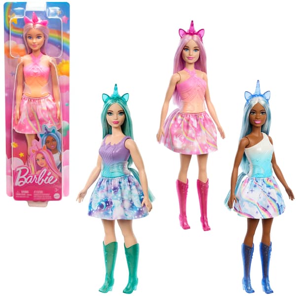 Barbie Dreamtopia Yksisarvisnukke