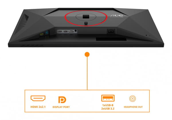 Näyttö AOC 27\" U27G4R Fast IPS 4K UHD 160Hz HDMI DP HUB