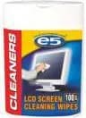 E5 Kosteuspyyhkeet LCD-näyttöjen puhdistukseen 100 kpl (RE00457)