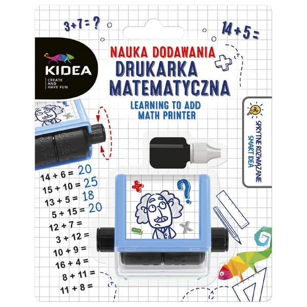 KIDEA-matematiikkaprintteri: yhteenlaskun opettelu