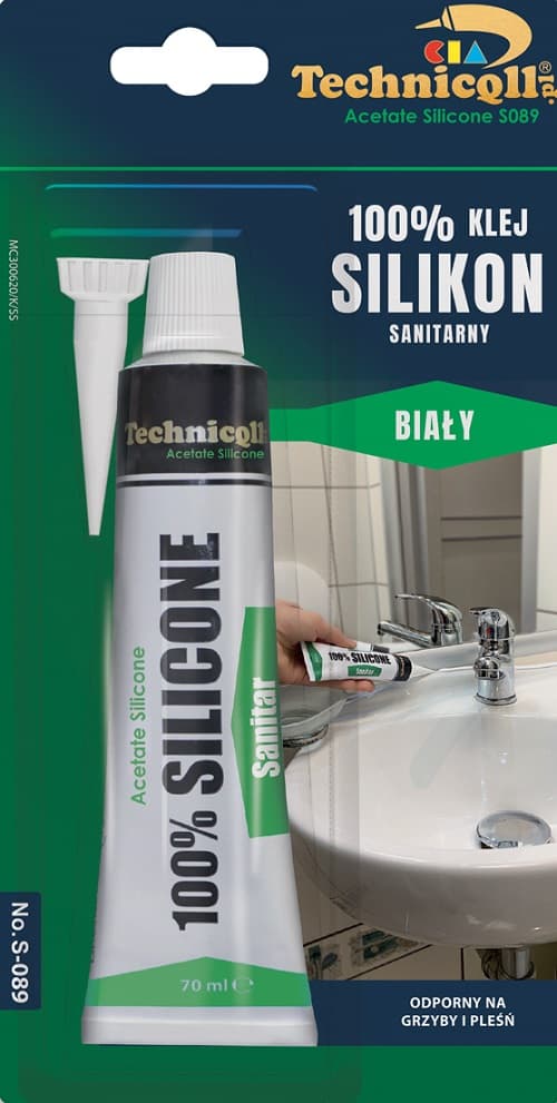 SANITEETTISILIKONI VALKOINEN 70ML