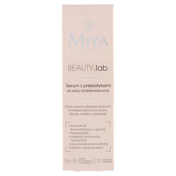Miya Miya Cosmetics BEAUTY Lab serum med prebiotika för problemhud 30ml