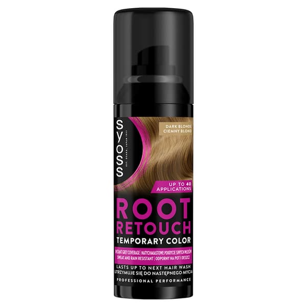 Syoss Syoss Root Retoucher Spray Maskering Udgroninger Mørk Blond 120ml