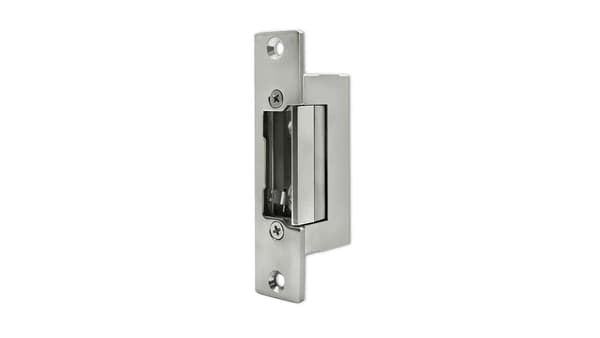 Electric strike with     lock memory,