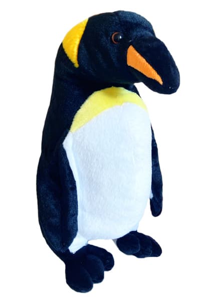 Maskot Kejserpingvin sort 28cm 13874