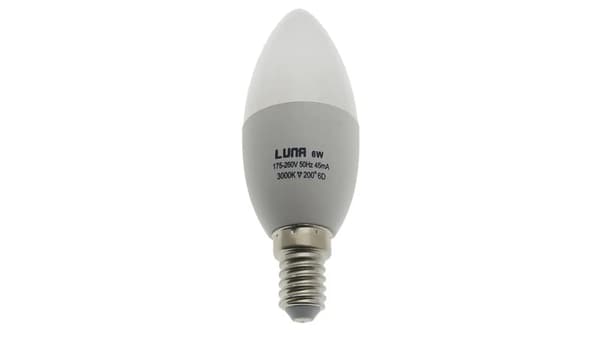 LED-lamppu C37 6W E14 230V