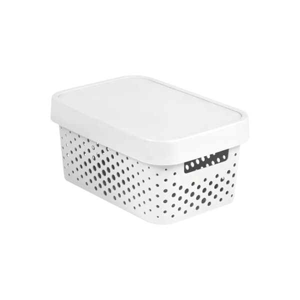 Azure behållare med lock Infinity 4,5L vit