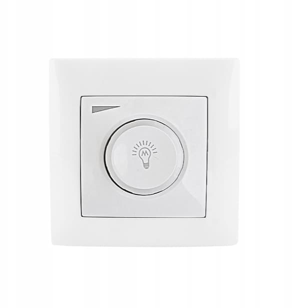 Wesa Dimmer roterande LED-regulator 600W vit LC-36-A