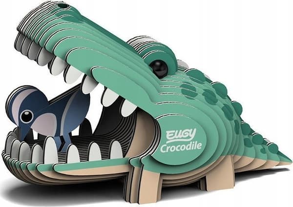Krokotiili Eugy. Eco 3D-palapeli