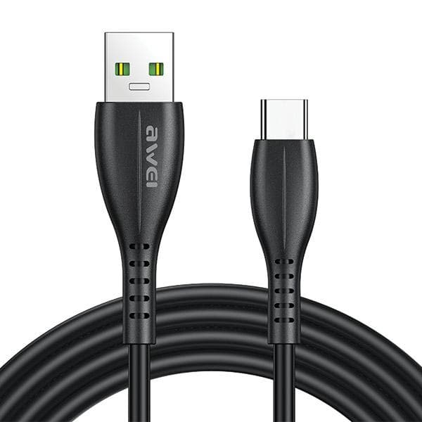 AWEI Kabel CL-115T USB til USB-C sort/sort