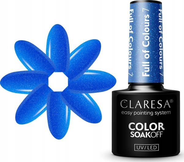 CLARESA Hybrid neglelak Fuld af farver 7 -5g