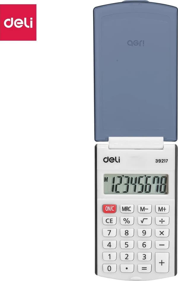 Laskin Deli CALCULATOR DELI 39217 MUSTA