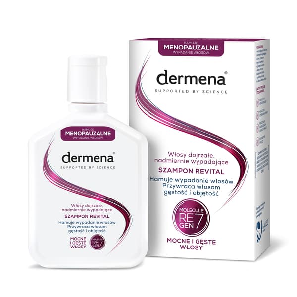 DERMENA Revital Moisturizing - Regenerating Shampoo för moget, överfallande hår 200ml