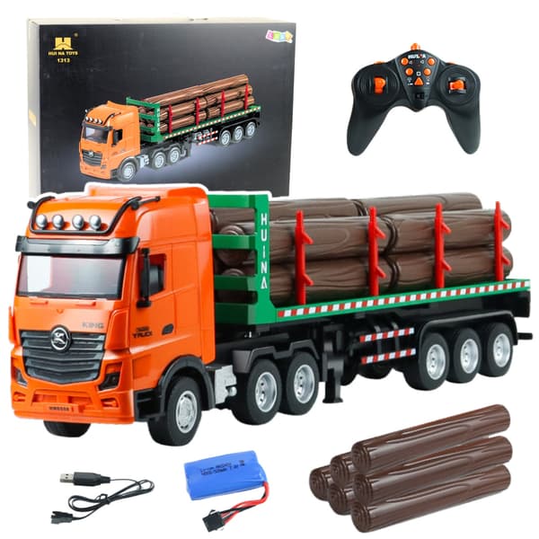 Fjernstyret tømmertransportlastbil RC Huina 1:18