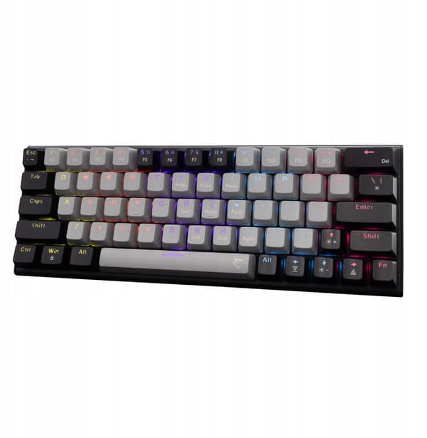 White Shark Wakizashi-2 grå-svart US röd switch