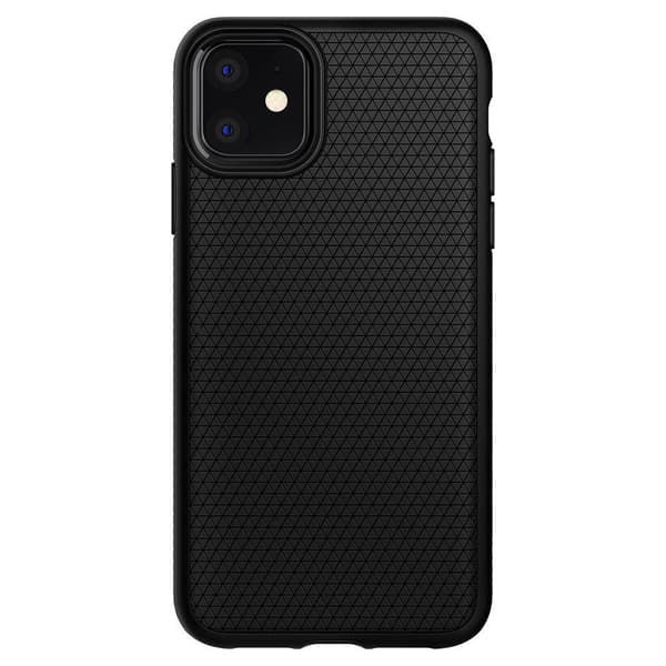 SPIGEN Liquid Air -suojakuori iPhone 11:lle (6.1), mattamusta