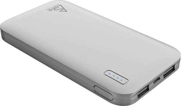 Powerbank Holdit Smartline 10000 mAh Sølv