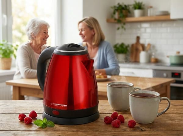 ESPERANZA VATTENKOKARE PARANA 1.0 L RÖD