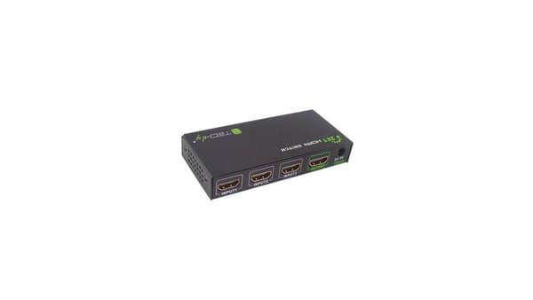 Techly 3-portars switch