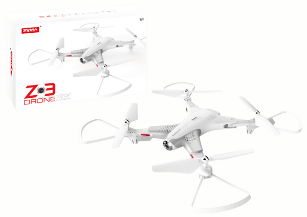 Drone R/C Z3 720P kamera hvid
