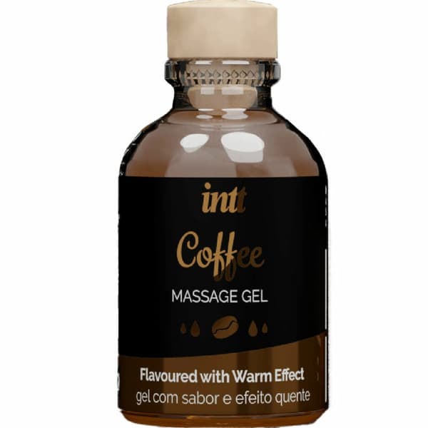 Spiselig varmende massagegel 75ml kaffe