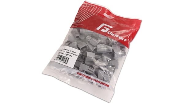 Gummikappe til stik RJ45 grå GF-OS-RJ45-50/50stk. /